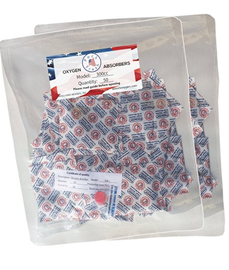 FreshUs Oxygen Absorber Packets - 100 x 300cc