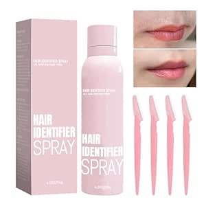 Hair Identifier Spray For Face Shaving, 𝑺𝒌𝒏𝒃𝒐𝒅𝒚 Hair Identifier Spray, Finishing Touch Flawless Dermaplane Facial Exfoliator and Hair Remover, Hair Identifier Spray for Face Dermaplaning