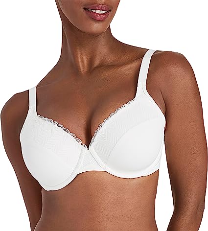 Bali Passion For Comfort Underwire Bra with Full-Coverage, Light Lift Back Smoothing Shapewear Bra for Everyday Wear