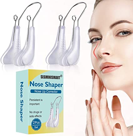 Nose Shaper,Nose Shaper Clip,Nose Straightener, Silicone Nose Beauty Clip,Nose Up Lifting Tool for Wide Crooked Nose to be a Nose Smaller, Soft Safety Help Perfect Your Nose Contour