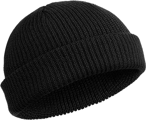 SATINIOR Trawler Beanie Watch Hat Roll-up Edge Skullcap Fisherman Beanie for Men Women