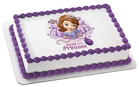 SOPHIA THE FIRST SWEET AS A PRINCESS Edible Image FROSTING SHEET Cake Topper