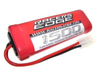 Racer's Edge 7.2V 1500mAh 6 cell NiCd RC Battery Pack