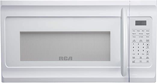 RCA RMW1630-WHITE RMW1630 1.6 Cu Ft White Over-The-Range Microwave Oven