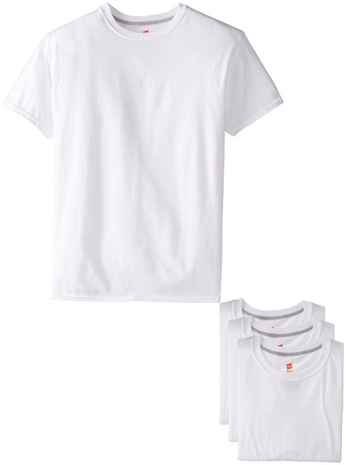 Hanes Men's 4-Pack Ultimate Slim-Fit Crew T-Shirt
