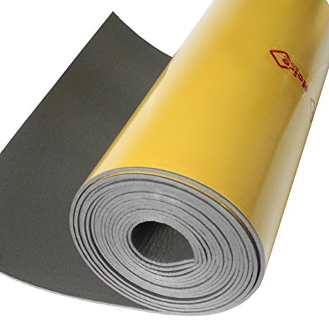 Noico WP 150 mil 36 sqft car waterproof insulation heat and cool liner, Closed Cell PE Foam CCF Self-adhesive Sound Deadening Material (1/6'' Thick Sound Deadener)