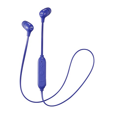 JVC Wireless Memory Foam Earbud Marshmallow Wireless Memory Foam Earbud, Blue (HAFX29BTA)