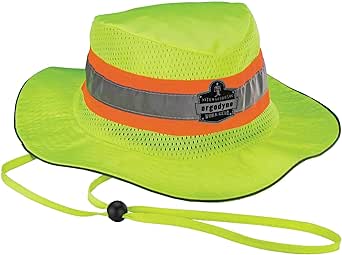 Ergodyne Chill Its 8935CT Cooling Ranger Sun Hat, PVA Cooling Relief, High Visibility, Reflective