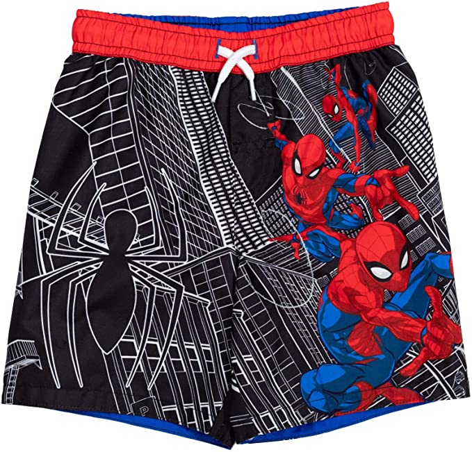 Marvel Avengers Spider-Man Swim Trunks Bathing Suit 4T