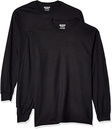 Gildan Mens DryBlend Long Sleeve T-Shirt, Style G8400, 2-Pack