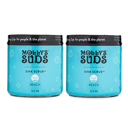 Molly's Suds Sink and All Purpose Scrub, 2 Pack, Beach Scent