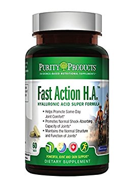 Fast Action H.A. Hyaluronic Acid Super Formula from Purity Products,60 Tablets