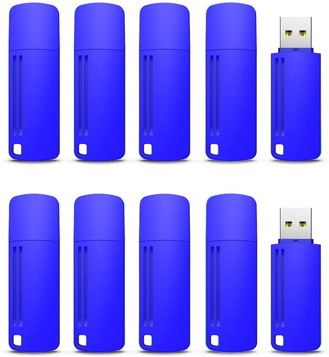 32GB Flash Drive 32 GB USB Flash Drive 10 Pack KEXIN USB 2.0 Thumb Drive USB Drive Pack Design in Snapcap USB 2.0 Blue