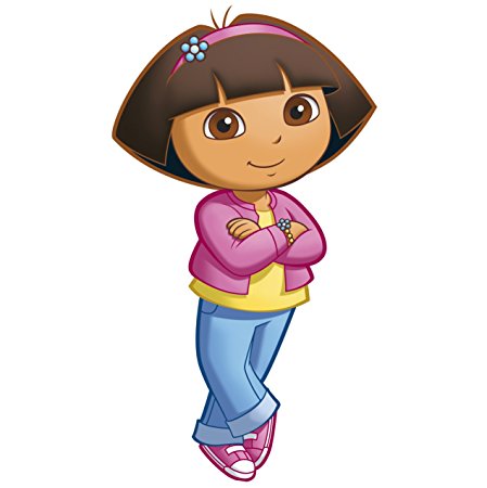 RoomMates RMK1400GM Dora the Explorer Peel & Stick Giant Wall Decal