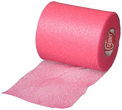 Cramer Tape Underwrap, Sports PreWrap for Athletic Ankle, Wrist, and Injury Taping Jobs, Hair Tie, Headband, Patella Support, Pre-Wrap Athletic Tape Supplies, 2.75" X 21" Yard Rolls of Pre Wrap