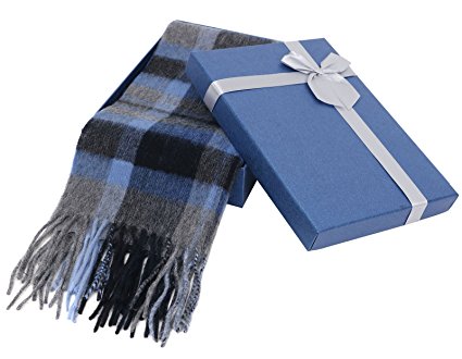 Super Soft Luxurious 12" x 64.5" Cashmere Scarf with Gift Box