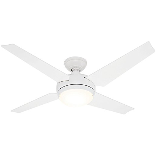 Hunter 59073 Sonic 52-InchCeiling Fan, White