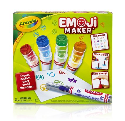 Crayola Emoji Maker, Marker Stamper Maker, Art Activity and Art Tool, Makes a Great Gift