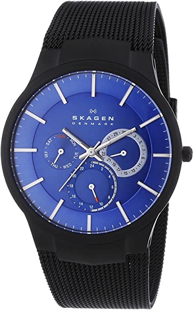 Skagen Men's 809XLTBN Quartz/Multi Titanium Black Watch
