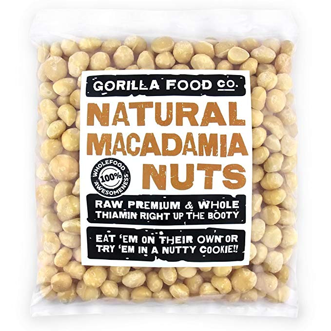 Macadamia Nuts Raw Whole (Style 1) Unsalted - 32oz