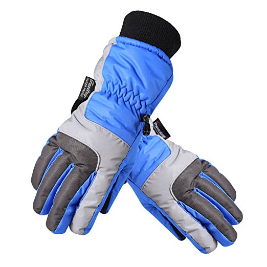 Fazitrip 3M Thinsulate Touch Screen Gloves, Windproof & Waterproof Gloves for Men, Function as Ski Gloves, Biking Gloves, Running Gloves or Other Sporting Gloves at Winter