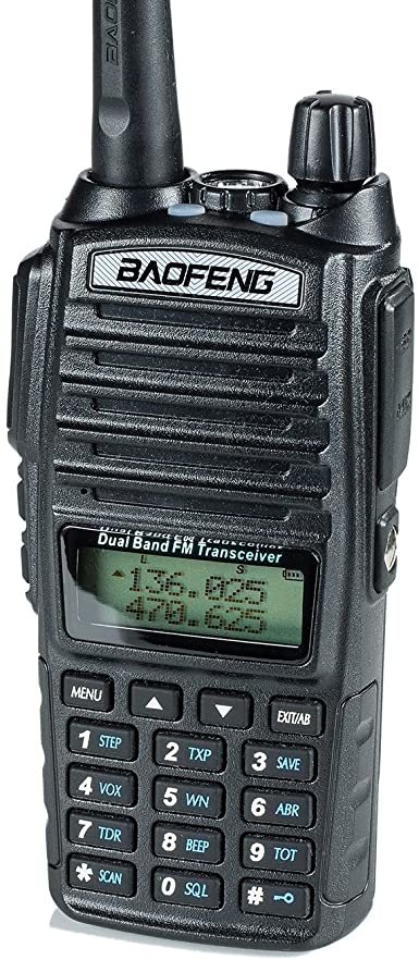 BaoFeng UV-82HP High Power Dual Band Radio: 136-174mhz (VHF) 400-520mhz (UHF) Amateur (Ham) Portable Two-Way