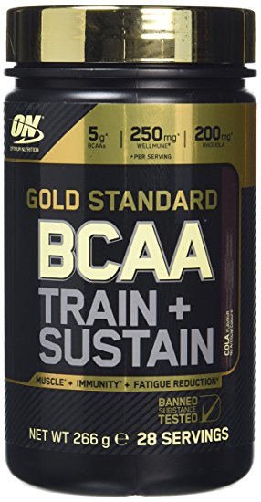 Optimum Nutrition Gold Standard BCAA Powder, 266 g - Cola