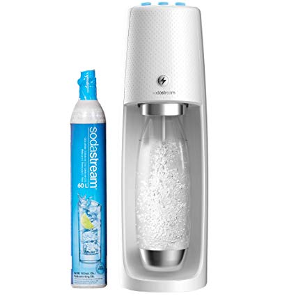 SodaStream One Touch Sparkling Water Maker Starter Kit (White)