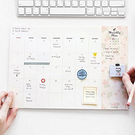 Iconic Weekly, Monthly Desk Pad Ver.2 / Pattern Scheduler (Monthly)
