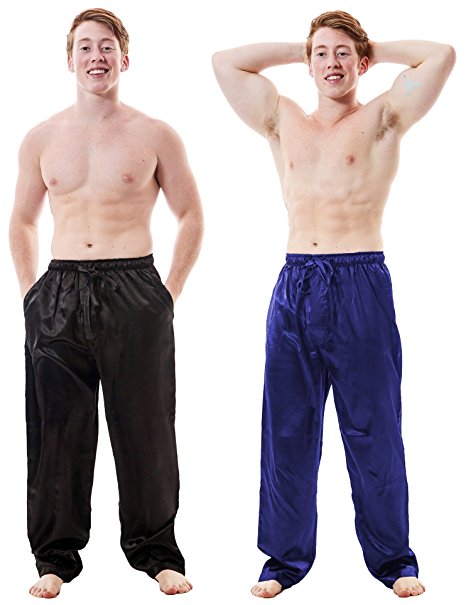 Men's Satin Lounge Pants Combo Pack