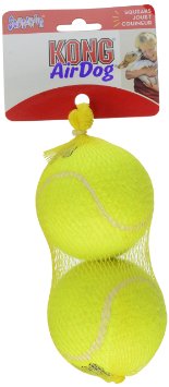 KONG Squeaker Tennis Balls, Large Dog Toy, 2-Pack