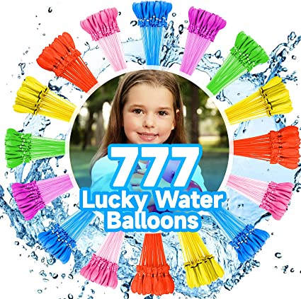 Water Balloons Instant Balloons Easy Quick Fill Balloons Splash Fun for Kids Girls Boys Balloons Set Party Games Quick Fill 777 Balloons for Outdoor Summer Funs U89DF9