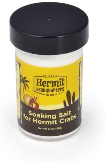 Fluker's Soaking Salt for Hermit Crabs, 2.4-Ounce Container