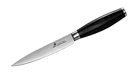 ZHEN Japanese VG-10 3 Layers forged steel Fruit Paring Utility Knife 4.5-inch, Micarta Handle