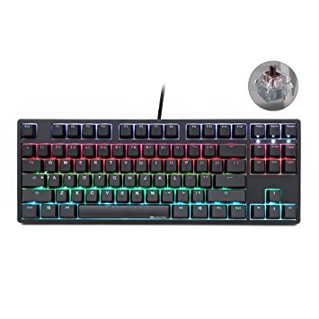 Ducky One TKL RGB LED Mechanical Keyboard (Black Cherry MX)