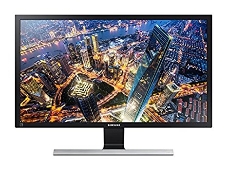 Samsung 4245243 U28E590D 4K LED-Lit Monitor, Black/Silver, 28" (Certified Refurbished)