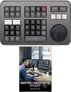 Blackmagic Design DaVinci Resolve Studio (Activation Key) with DaVinci Resolve Speed Editor Bundle (2 Items)