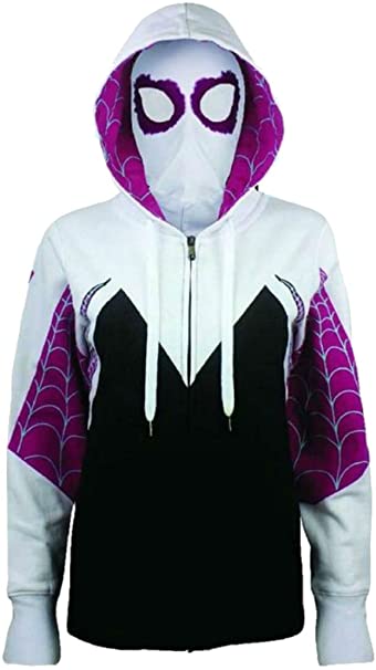 Marvel Spider-Gwen Juniors Costume Hoodie with Mask