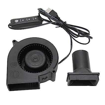 97mm PC Cooling Fan, 3800RPM USB Blower Fan with 3 Speed Mode, Easy Installation Cooling PC Fans, High Performance Computer Cooling Fan for DIY Inflating Modem Router