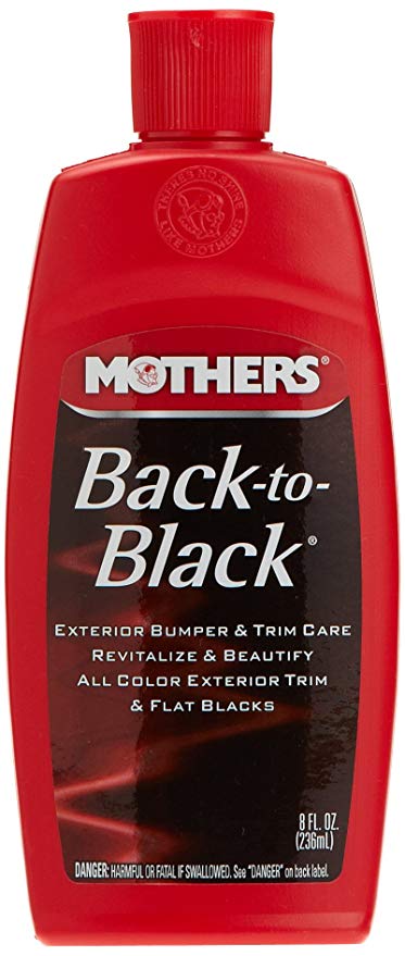 Mothers 06108 Back-to-Black Trim Care - 8 oz