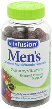 Vitafusion Men's Gummy Vitamins-150 Gummies (Bold Fruit Flavors) Economy-Pkg of 5
