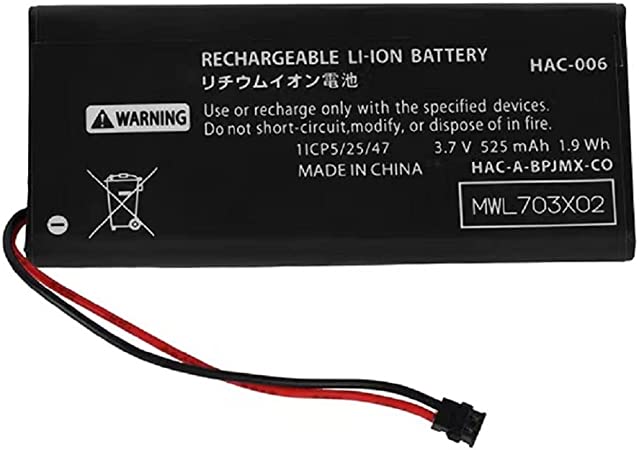 HAC-006 Battery, Replacement Battery for Nintendo Switch Controller HAC-006 HAC-015 HAC-016 HAC-A-JCL-C0 HAC-A-JCR-C0 HAC-BPJPA-C0