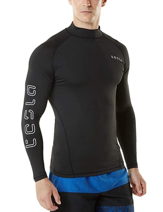 Tesla Men's UPF 50  Long Sleeve Rashguard MSR13/MSR12/MSR11/MSR10/MSS03