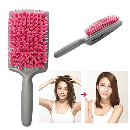 Aoohe Hairbrushes Absorbent Antimicrobial Microfiber Dry Faster (Rose)