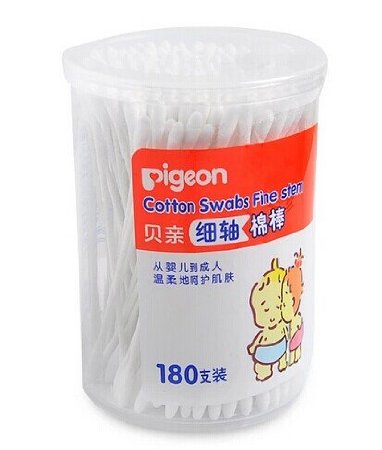 Baby Ear Nose Clean Thin Shaft Cotton Swabs 180pcs