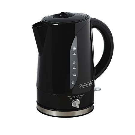 Proctor Silex 41006 Variable Temperature Electric Kettle, Black