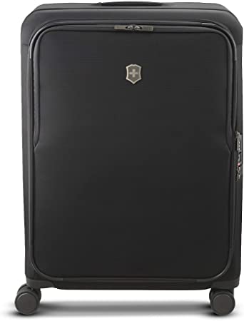 Victorinox Connex Softside Spinner Luggage, Black, Checked-Large (28")