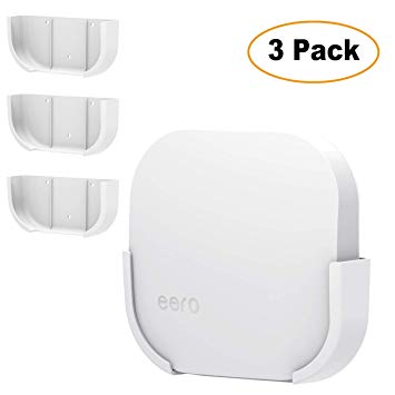 Wall Mount Bracket for Eero, For eero Wifi Wall Mount Holder, Improve Your eero Pro Home WiFi System WiFi Signal,Simple Designed Accessories Bracket Stand by Mrount