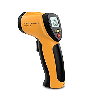 MCP Non-contact Digital Laser Infrared Thermometer with Back Light LCD Display