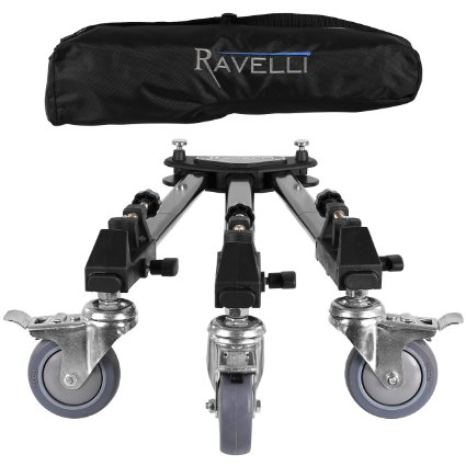 Ravelli ATD Professional Tripod Dolly for Camera Photo Video